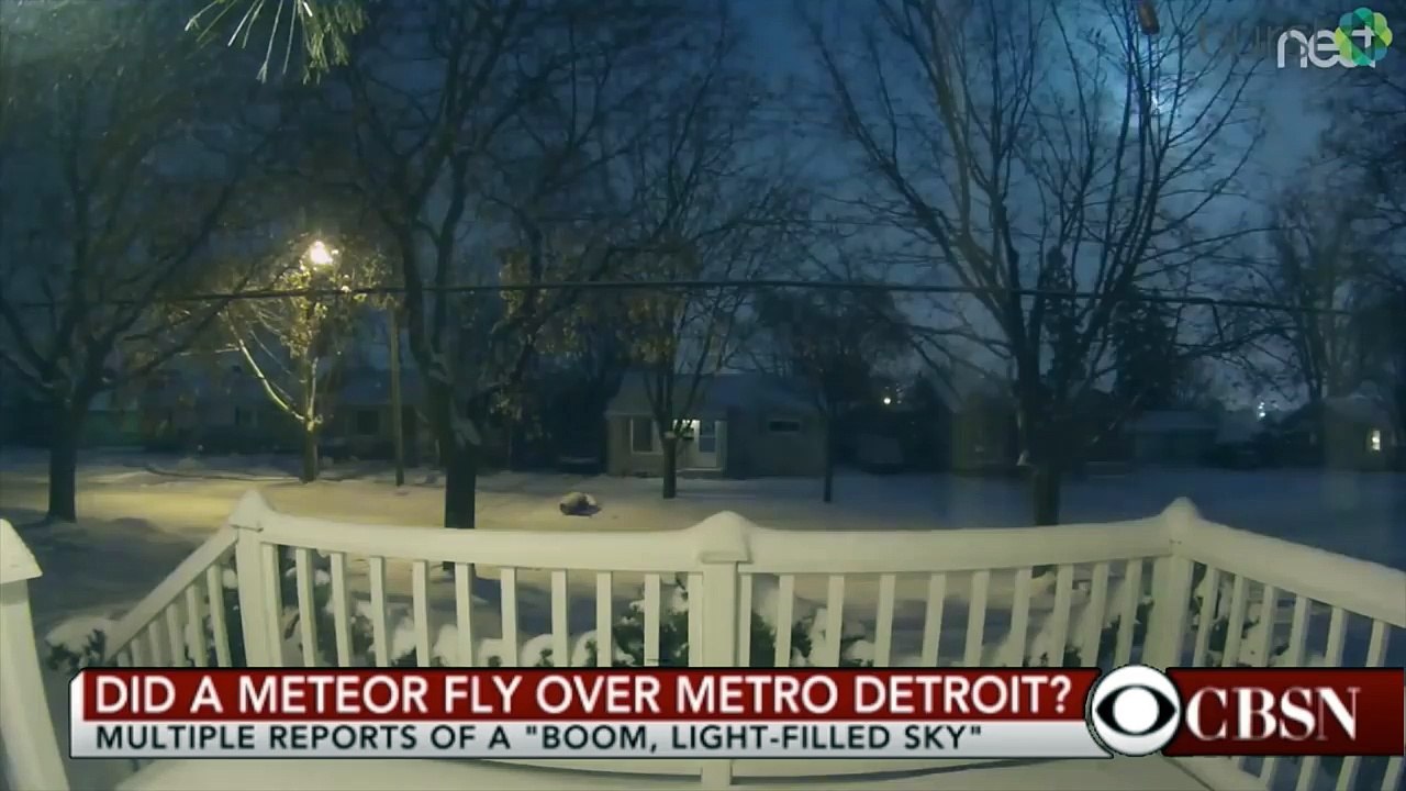 METEOR LIGHTS UP THE SKY OVER MICHIGAN 1 16 2018