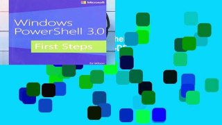 Full Trial Windows PowerShell 3.0 First Steps D0nwload P-DF