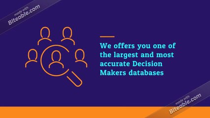 Canada Top Decision Makers Email List Providers