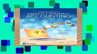 View Horngren s Financial   Managerial Accounting online
