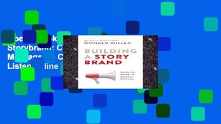 Open EBook Building a Storybrand: Clarify Your Message So Customers Will Listen online