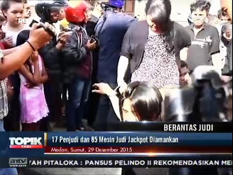 6 Rumah Sarang Judi Digerebek Polisi di Medan