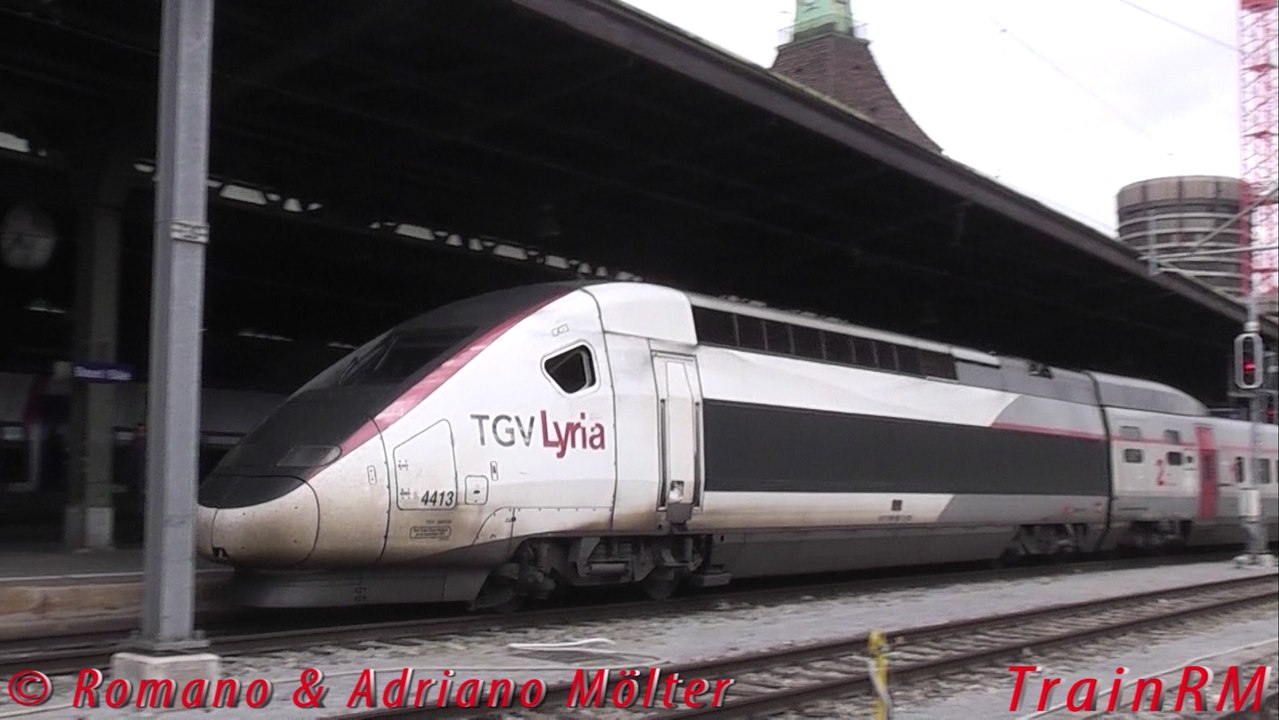 TGV in Basel SBB am 23.04.2018
