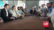 The ambassador of OIC Huseyin Avni Botsali holds a meeting with members of the People’s Peace Movement in Kabul on Tuesday. The meeting was held inside the move
