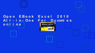 Open EBook Excel 2010 All-in-One For Dummies online