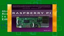 About For Books  Exploring Raspberry Pi: Interfacing to the Real World with Embedded Linux