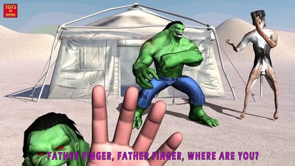 HULK VS DOG Finger Family | Nursery Rhymes for Children | 3D Animation
