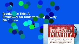 [book] Free Title: A Framework for Understanding Poverty 5th Edition