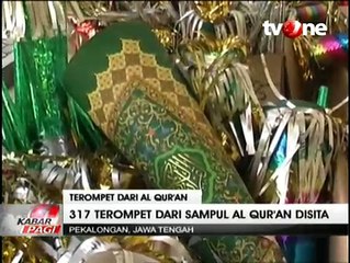 Terompet Tahun Baru dari Sampul Alquran Hebohkan Warga