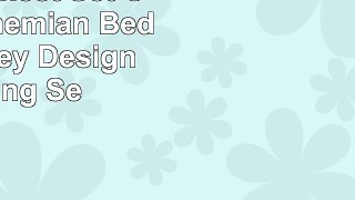 FADFAY Exotic Boho Style Bed Sheet Set Colorful Bohemian Bedding Paisley Design Bedding