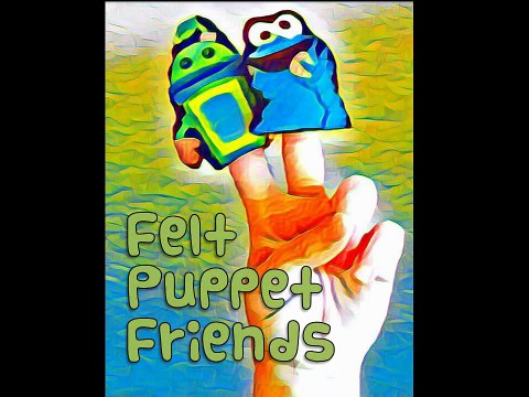 Felt Puppet Friends | Five Little Ducks Went Out One Day | Kids Nursery Rhyme | Songs