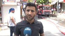 Fatih'te Tadilat Yapılan Erkek Öğrenci Yurdunda Yangın Çıktı