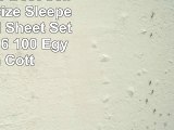 Jenylinens Best Selling Twin Size Sleeper Sofa Bed Sheet Set  36 x 72 x 6  100
