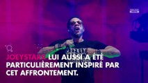 Booba et Kaaris : JoeyStarr très inspiré par leur bagarre, il y intègre Emmanuel Macron