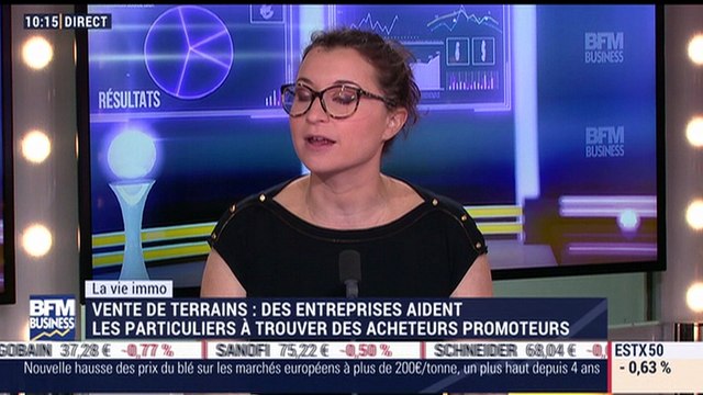 Marie Coeurderoy: Vente de terrains, des entreprises aident les particuliers à trouver des acheteurs promoteurs - 02/08