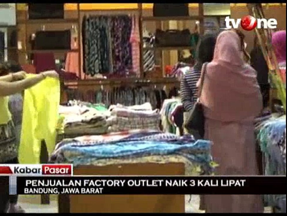Libur Akhir Tahun, Omzet Bisnis Factory Outlet di Bandung Meningkat