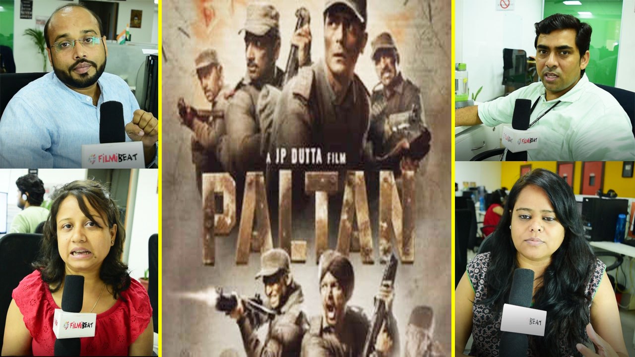 Paltan Trailer Reaction: Jackie Shroff। Arjun Rampal। Gurmeet Chaudhary। JP Dutta। FilmiBeat