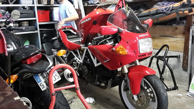 Démarrage 900 SS 91