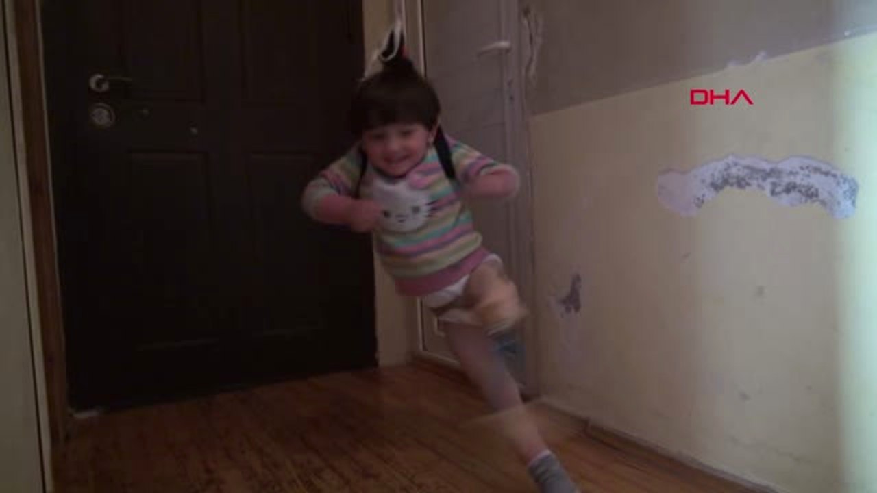 Antalya Protez Bacakla Yürümeye Başlayan Özge, Konuşmak İçin Çabalıyor Hd