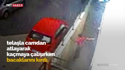 Başkasının yerine sınava girdiği anlaşılınca pencereden atladı