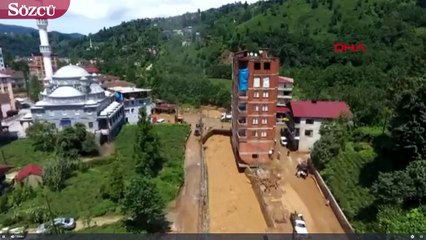 Rize'de sel felaketi!