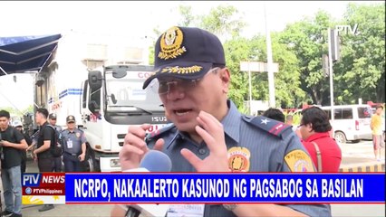 NCRPO, nakaalerto kasunod ng pagsabog sa Basilan