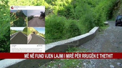 MË NË FUND VJEN LAJMI I MIRË PËR RRUGËN E THETHIT