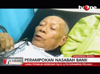 Pasangan Lansia Dirampok dan Dibuang di Kabupaten Tangerang