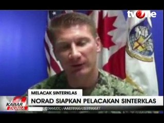 Tentara Amerika Melacak Rute Perjalanan Sinterklas