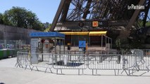 Grève : Les touristes déçus de trouver la tour Eiffel fermée