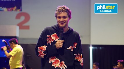 Filipino kid gets fist bump from 'Iron fist'