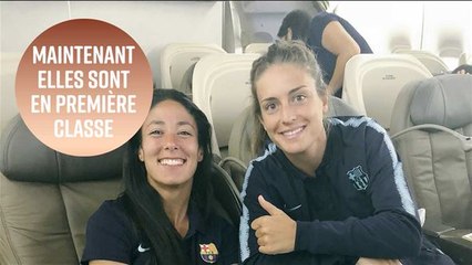 Les joueuses du Barça reléguées en deuxième classe