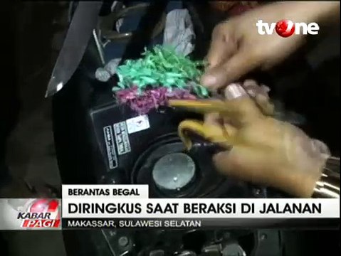 Begal Sadis Ini Menangis saat Ditangkap Polisi