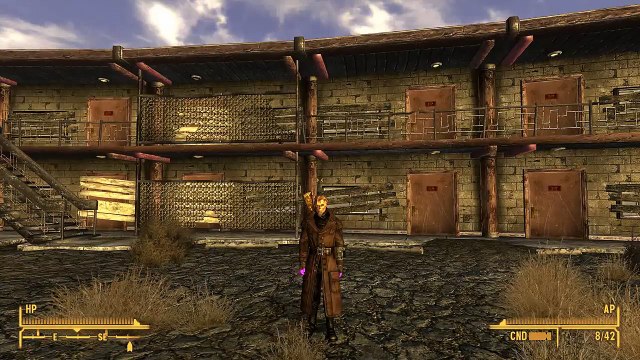 Fallout New Vegas Mods: Leather Trench Coat ft. Detective Ghoul Man