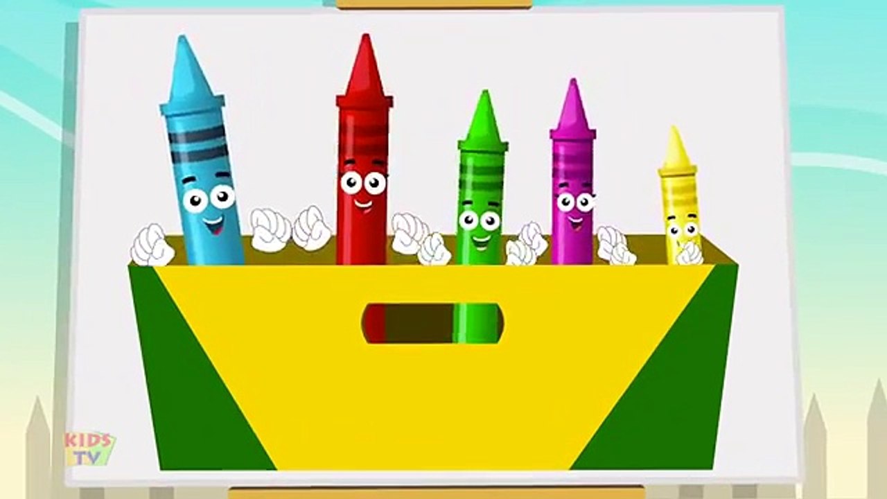 Crayons Finger Family | Nursery Rhymes By Kids Tv