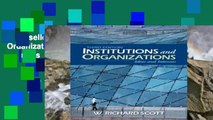 Best seller  Institutions and Organizations: Ideas and Interests  Full