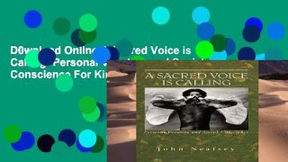 D0wnload Online A Sacred Voice is Calling: Personal Vocation and Social Conscience For Kindle
