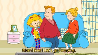 [Suggestion] Lets go camping. Easy Dialogue English educational animation with subtitles