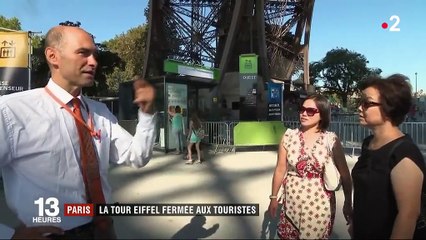 Paris : la tour Eiffel fermée aux touristes