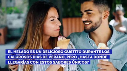 4 Sabores Inusuales de Helado que Realmente Existen