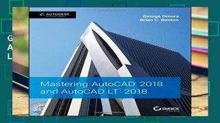 Get Ebooks Trial Mastering AutoCAD 2018 and AutoCAD LT 2018 free of charge