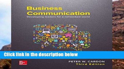 D0wnload Online Business Communication: Developing Leaders for a Networked World P-DF Reading