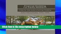 Full Trial Financial Modeling For Equity Research: A Step-by-Step Guide to Earnings Modeling For