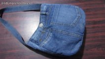Reciclaje de Jeans: Bolso para el día a día