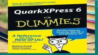 this books is available QuarkXPress6 For Dummies Full access