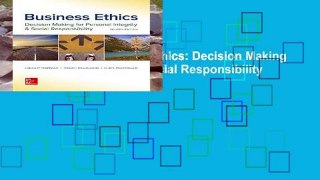 AudioEbooks Business Ethics: Decision Making for Personal Integrity   Social Responsibility For