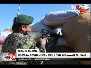 Kontak Senjata Tentara Afghanistan Versus Taliban