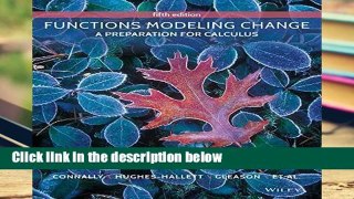 [book] Free Functions Modeling Change: A Preparation for Calculus