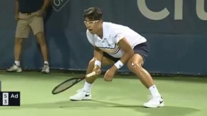 정현, 난적 꺾고 시티오픈 16강행 / YTN