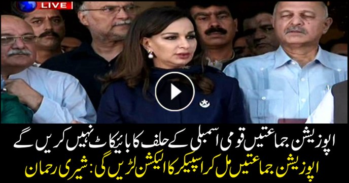 All opposition parties in APC will nominate PM from PML-N, SpeakerNA from PPP
